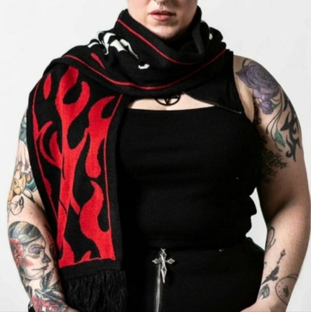 Killstar Flame Scarf